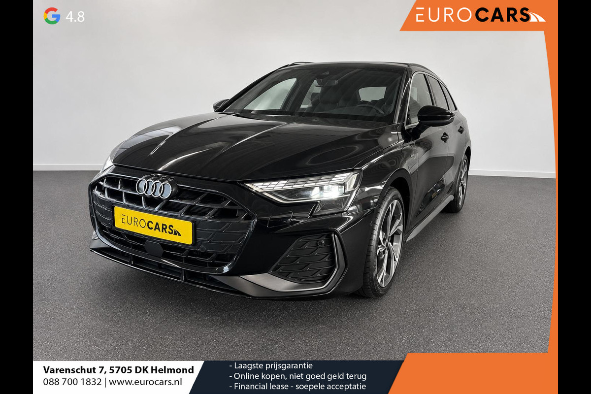 Audi A3 Sportback 40 TFSI e 204pk Automaat S-Line edition Comfort pakket Plus Lichtmetalen Velgen 18" Matrix Led Parkeer sensoren Camera Cruise Control Adaptive Navigatie Apple Carplay/Android Auto