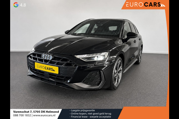 Audi A3 Sportback 40 TFSI e 204pk Automaat S-Line edition Comfort pakket Plus Lichtmetalen Velgen 18" Matrix Led Parkeer sensoren Camera Cruise Control Adaptive Navigatie Apple Carplay/Android Auto