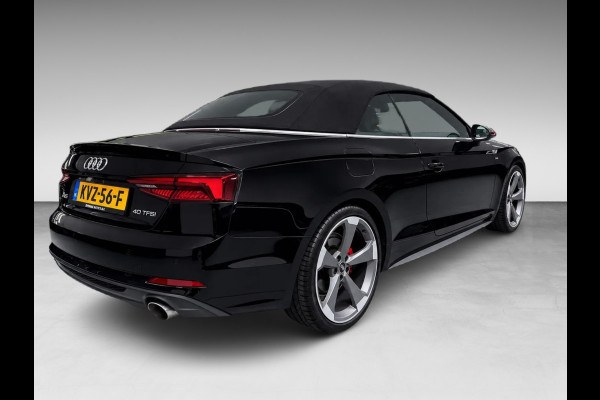 Audi A5 CABRIOLET 40 TFSI 3X S-LINE RS-LEDER/STOELMASSAGE/CAM/DAB/CARPLAY/V-COCKPIT///
