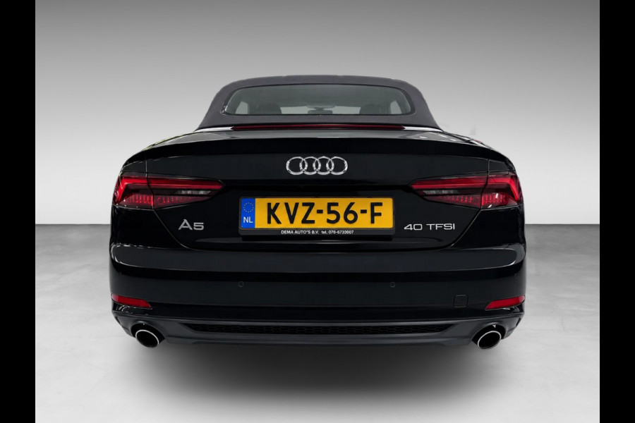 Audi A5 CABRIOLET 40 TFSI 3X S-LINE RS-LEDER/STOELMASSAGE/CAM/DAB/CARPLAY/V-COCKPIT///