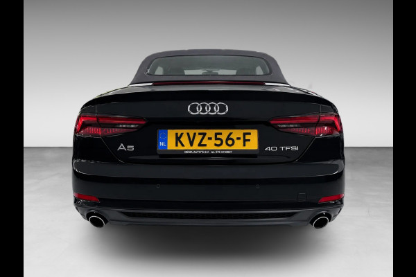 Audi A5 CABRIOLET 40 TFSI 3X S-LINE RS-LEDER/STOELMASSAGE/CAM/DAB/CARPLAY/V-COCKPIT///