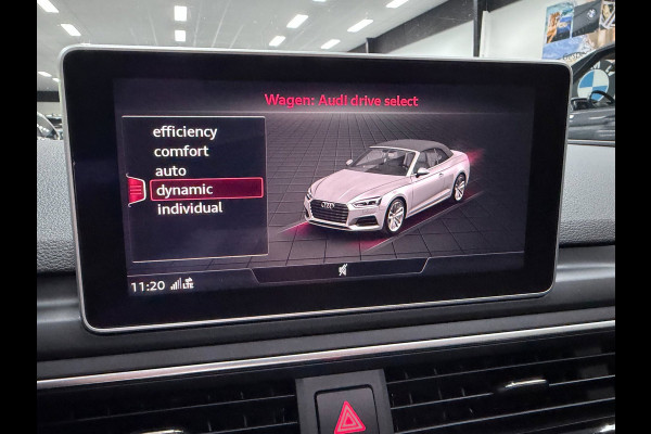 Audi A5 CABRIOLET 40 TFSI 3X S-LINE RS-LEDER/STOELMASSAGE/CAM/DAB/CARPLAY/V-COCKPIT///