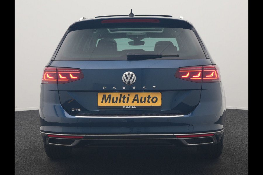 Volkswagen Passat 1.4 TSI PHEV GTE Business 218pk Dealer O.H. | Trekhaak Af Fabriek | Panodak | Head Up | Adaptive Cruise | 360 Camera | Dynaudio | Lederen Sportstoelen Memory & Massage | IQ Light | Stoelen & Stuur Verwarmd | Blis | Keyless | Apple Carplay | Plug In Hybrid |