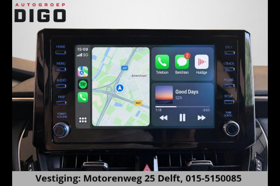 Toyota Corolla 1.8 HYBRID GR-SPORT BI-TONE AUTOMAAT GARANTIE 2031 CARPLAY NAVI.BI-TONE .PDC V+A .CLIMA.ADAPTIVE CRUISE