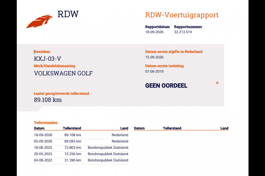 Volkswagen Golf 2.0 TSI 4Motion R Aut Navi Camera Pano