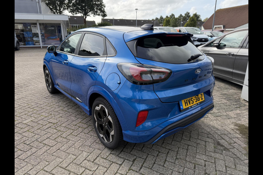 Ford Puma 1.0 EcoBoost Hybrid ST-Line X 155pk Automaat | Panoramadak | Afneembare trekhaak | Winter Pack | Adaptive cruise control | 360 graden camera | Bang&Olufsen | Elektrsiche achterklep | Matrix LED