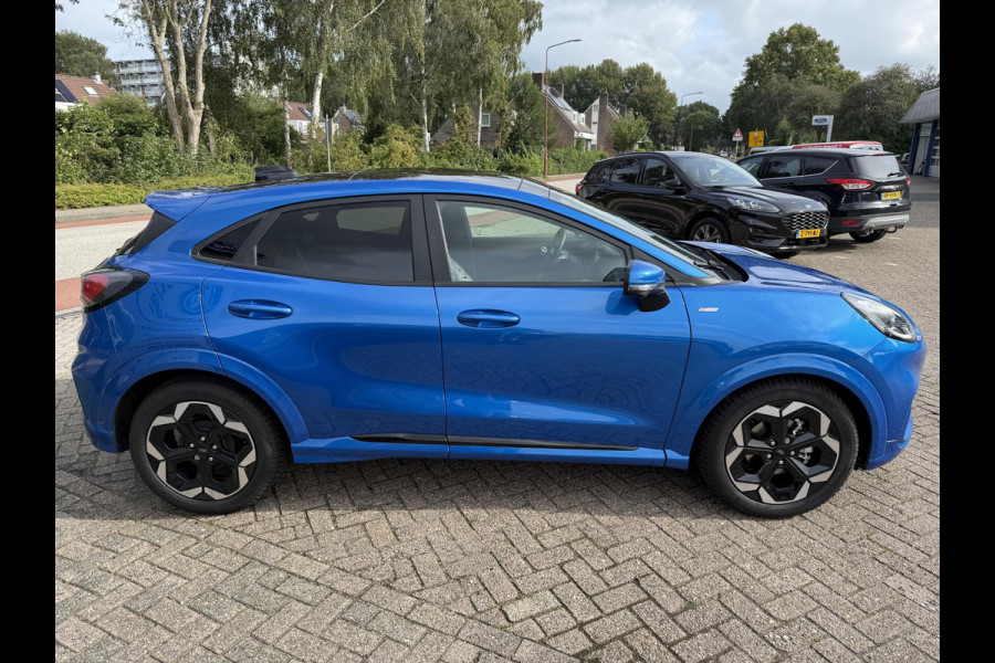 Ford Puma 1.0 EcoBoost Hybrid ST-Line X 155pk Automaat | Panoramadak | Afneembare trekhaak | Winter Pack | Adaptive cruise control | 360 graden camera | Bang&Olufsen | Elektrsiche achterklep | Matrix LED