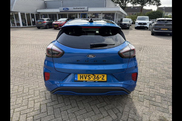 Ford Puma 1.0 EcoBoost Hybrid ST-Line X 155pk Automaat | Panoramadak | Afneembare trekhaak | Winter Pack | Adaptive cruise control | 360 graden camera | Bang&Olufsen | Elektrsiche achterklep | Matrix LED