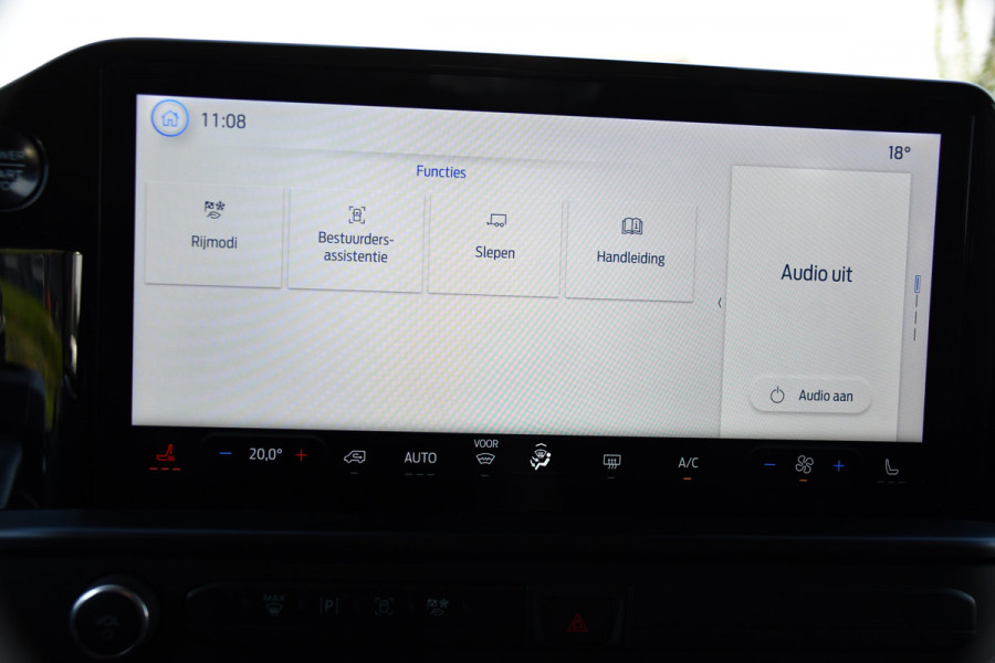Ford Transit Custom 300 2.0 TDCI L1H1 Limited Black Edition Camera, Cruise, Carplay, LED, Stoelverwarming , 150pk, Sensoren, Trekhaak, Multimedia, Uniek!