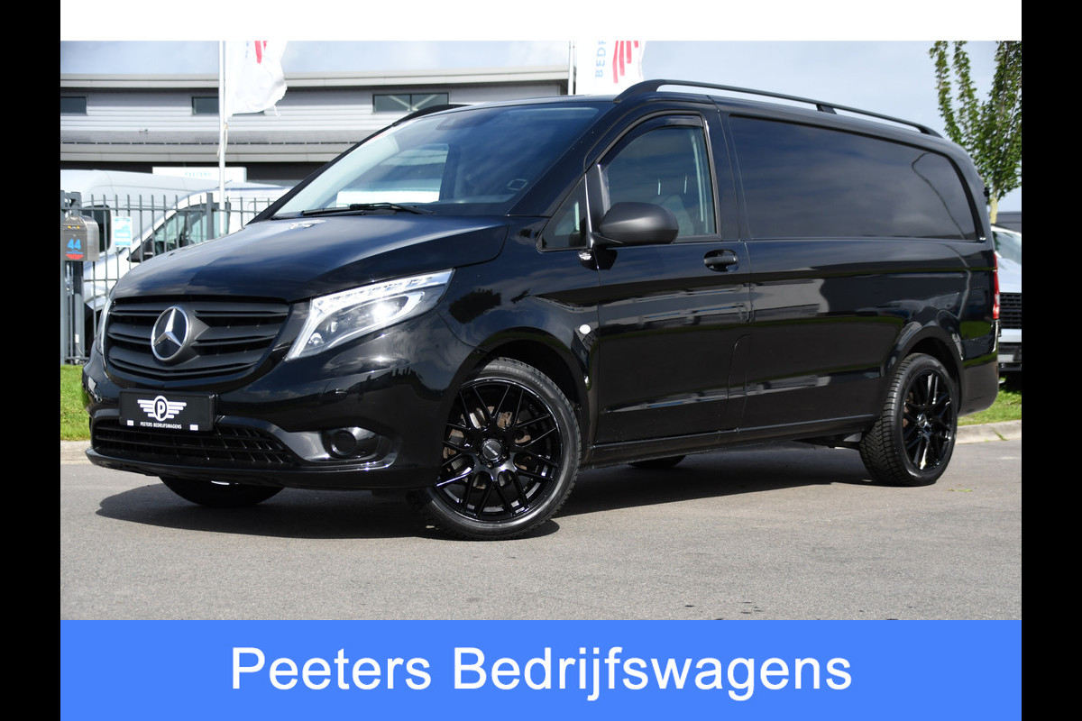 Mercedes-Benz Vito 116 CDI L2 Black Edition Camera, Cruise, Carplay, LED, 164pk, Stoelverwarming, Standkachel, Automaat, Multimedia, Uniek!