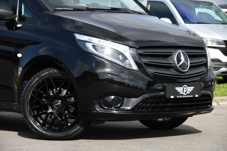 Mercedes-Benz Vito 116 CDI L2 Black Edition Camera, Cruise, Carplay, LED, 164pk, Stoelverwarming, Standkachel, Automaat, Multimedia, Uniek!
