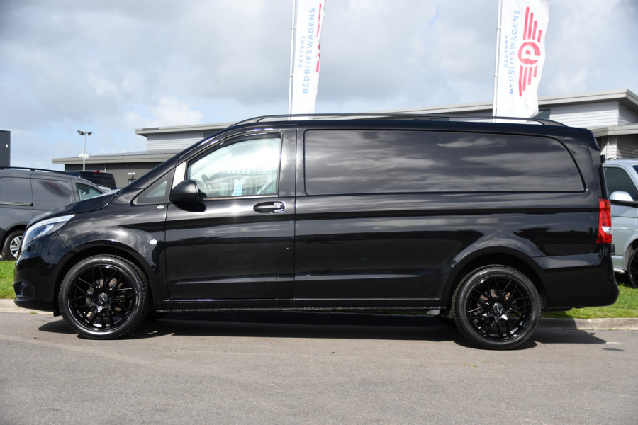Mercedes-Benz Vito 116 CDI L2 Black Edition Camera, Cruise, Carplay, LED, 164pk, Stoelverwarming, Standkachel, Automaat, Multimedia, Uniek!