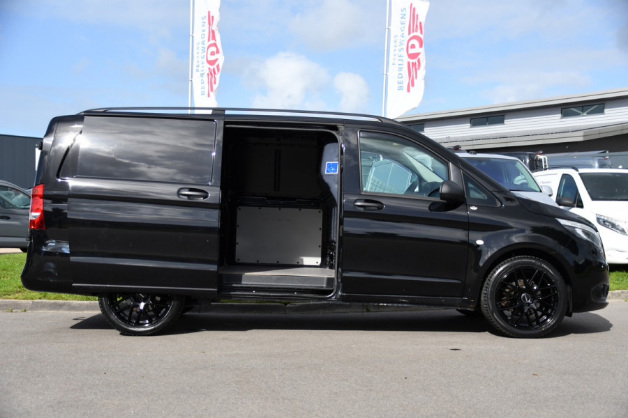Mercedes-Benz Vito 116 CDI L2 Black Edition Camera, Cruise, Carplay, LED, 164pk, Stoelverwarming, Standkachel, Automaat, Multimedia, Uniek!