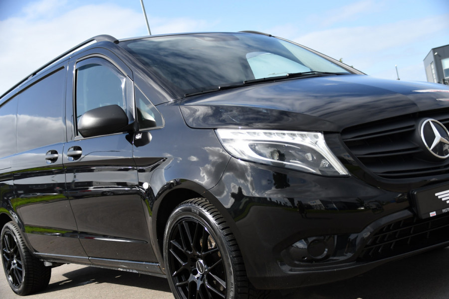 Mercedes-Benz Vito 116 CDI L2 Black Edition Camera, Cruise, Carplay, LED, 164pk, Stoelverwarming, Standkachel, Automaat, Multimedia, Uniek!