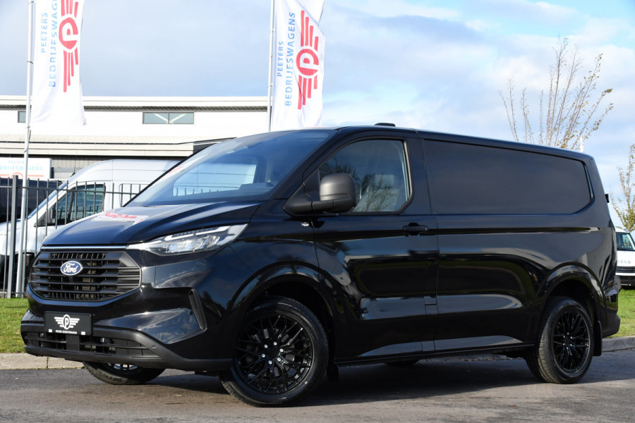 Ford Transit Custom 300 2.0 TDCI L1H1 Black Edition Virtual, Cruise, Carplay, Camera, LED, Automaat, 136pk, Stoelverwarming, Multimedia, Uniek!