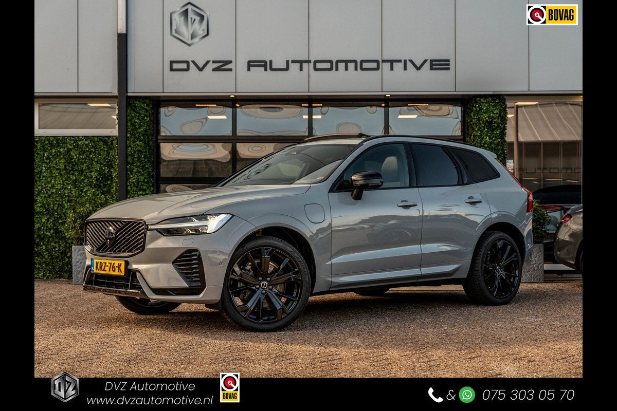 Volvo XC60 2.0 T6 Plug-in hybrid AWD Plus Black Edition | Pano | SOH 99% | Surround View | Trekhaak | BTW