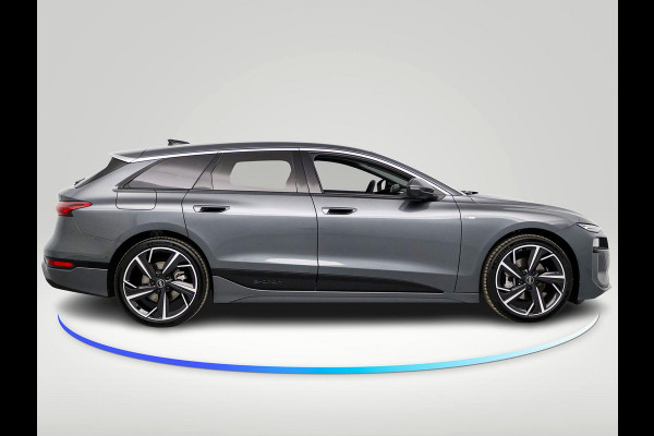 Audi A6 Avant e-tron Advanced edition 83 kWh 286 pk | SOH 100% | Verlengde garantie | Navigatie | Warmtepomp | Trekhaak (wegklapbaar) | Parkeersensoren (Park assist) | Rondomzicht camera | Elektr. voorstoelen | Multimedia scherm passagier |