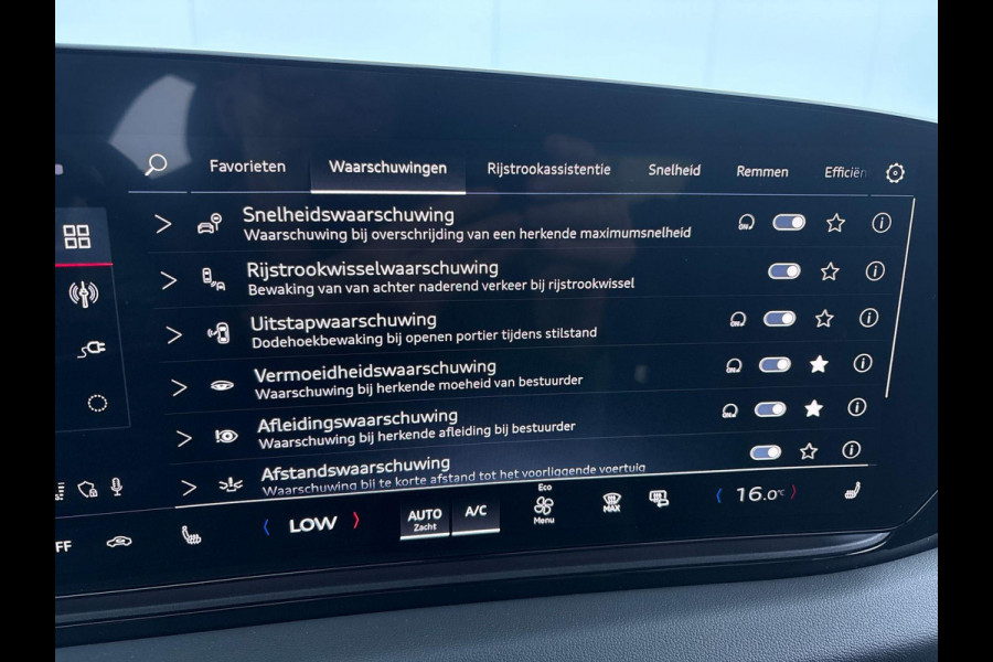 Audi A6 Avant e-tron Advanced edition 83 kWh 286 pk | SOH 100% | Verlengde garantie | Navigatie | Warmtepomp | Trekhaak (wegklapbaar) | Parkeersensoren (Park assist) | Rondomzicht camera | Elektr. voorstoelen | Multimedia scherm passagier |