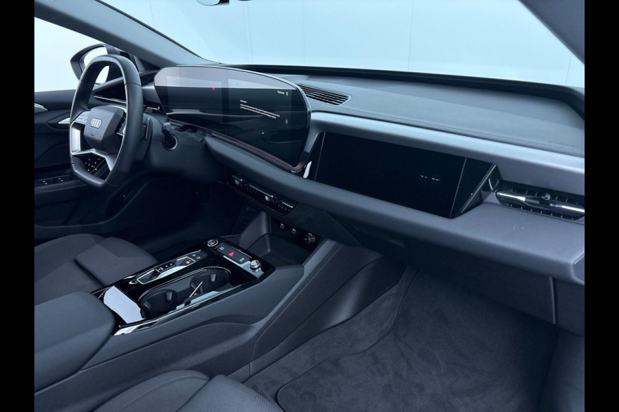 Audi A6 Avant e-tron Advanced edition 83 kWh 286 pk | SOH 100% | Verlengde garantie | Navigatie | Warmtepomp | Trekhaak (wegklapbaar) | Parkeersensoren (Park assist) | Rondomzicht camera | Elektr. voorstoelen | Multimedia scherm passagier |