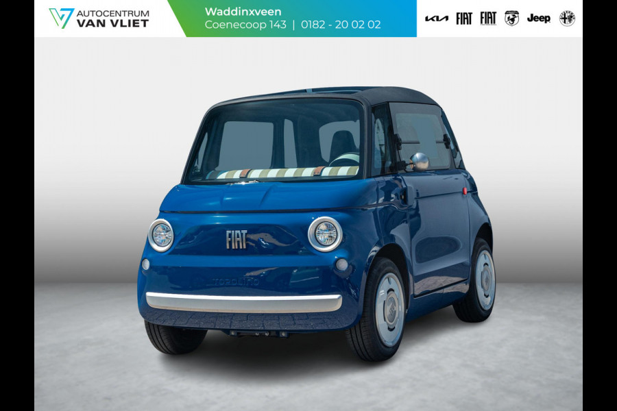 Fiat TOPOLINO Speciale | Uit voorraad leverbaar | Uniek | Sapphire Blue | Leder LT Stone Beige