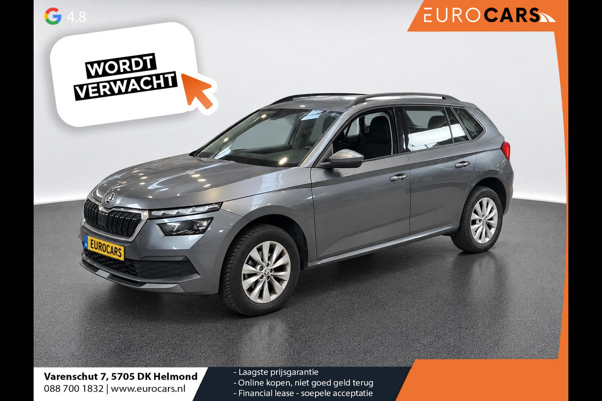 Škoda Kamiq 1.0 TSI 110pk DSG Ambition Navigatie Apple CarPlay Android Auto Parkeerhulp achter Adaptive Cruise Control Stoelverwarming Airco Lichtmetalen velgen