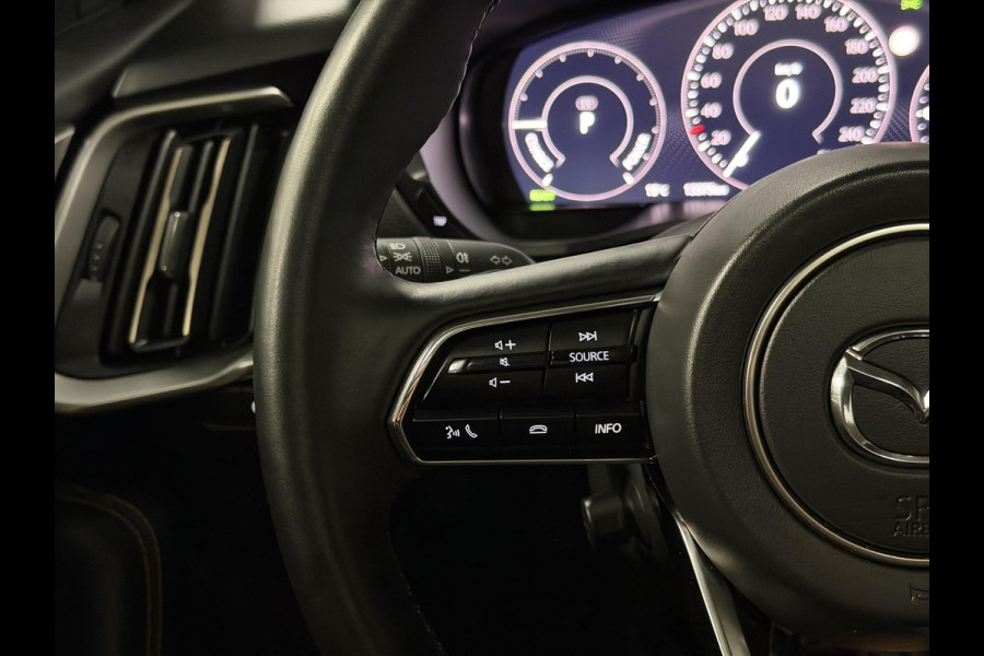Mazda CX-60 2.5 e-SkyActiv PHEV Homura Trekhaak | Open dak | Adapt. cruise | Stoel-/stuurverwarming | Bose sound | Stoelventilatie | Carplay | 360 graden camera