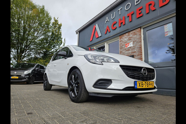 Opel Corsa 1.4 Black Edition Airco! Cruise Control! Navigatie! Leuke/Nette Auto! NAP!