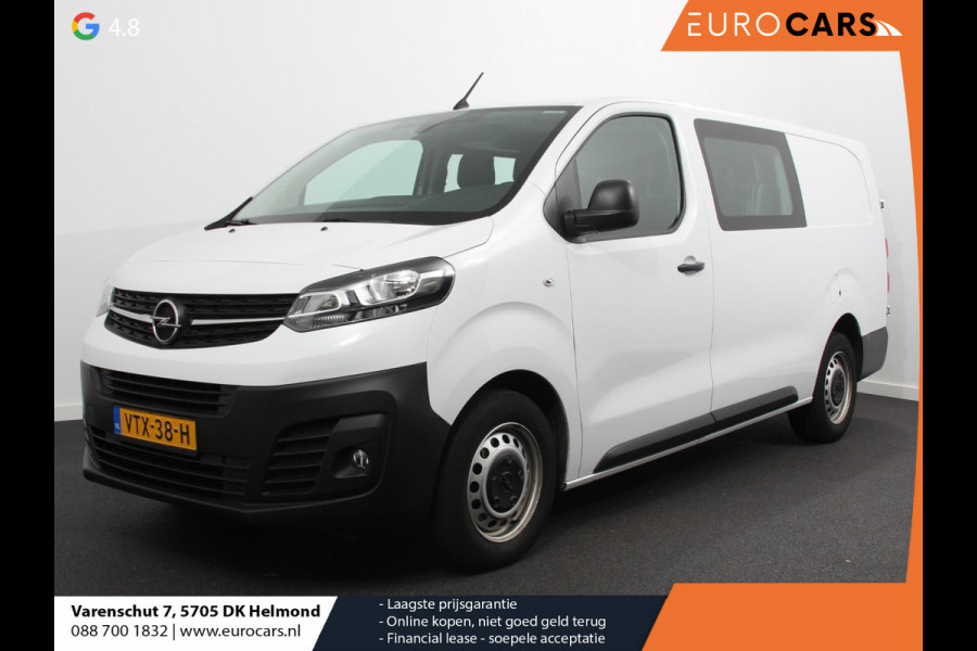 Opel Vivaro 2.0 CDTI Automaat 145 pk L3H1 Dubbele Cabine 6 Persoons Edition Trekhaak Navigatie Apple Carplay Android Auto Airco Bluetooth Betimmering Cruise Control