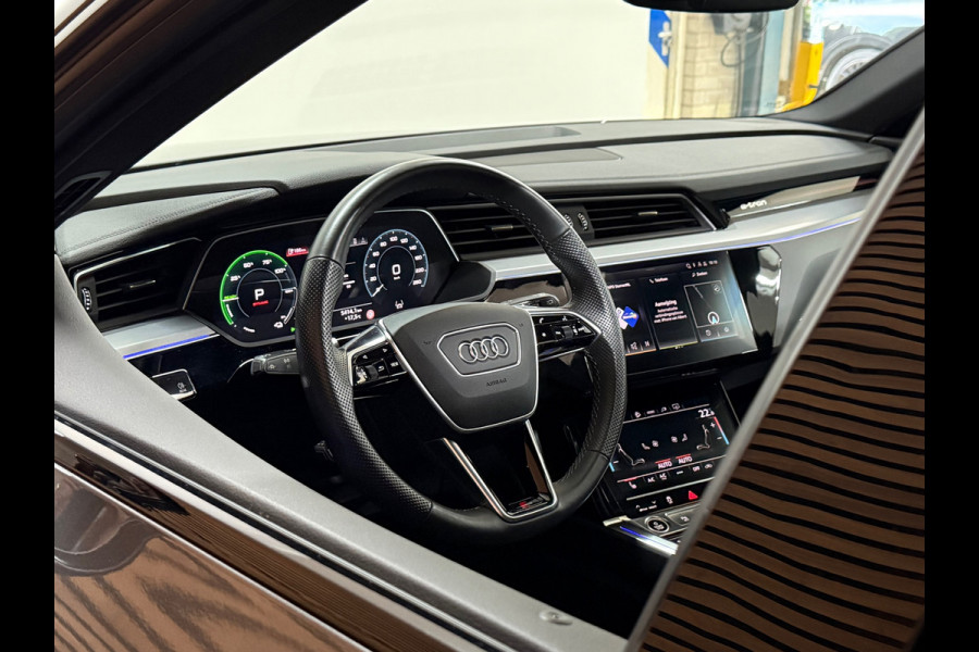 Audi e-tron 55 quattro S-Line Edition 95 kWh | 408PK | Pano | Matrix | B&O | 360 | Ambient+ | Tour Pakket | Luchtvering | MMI+