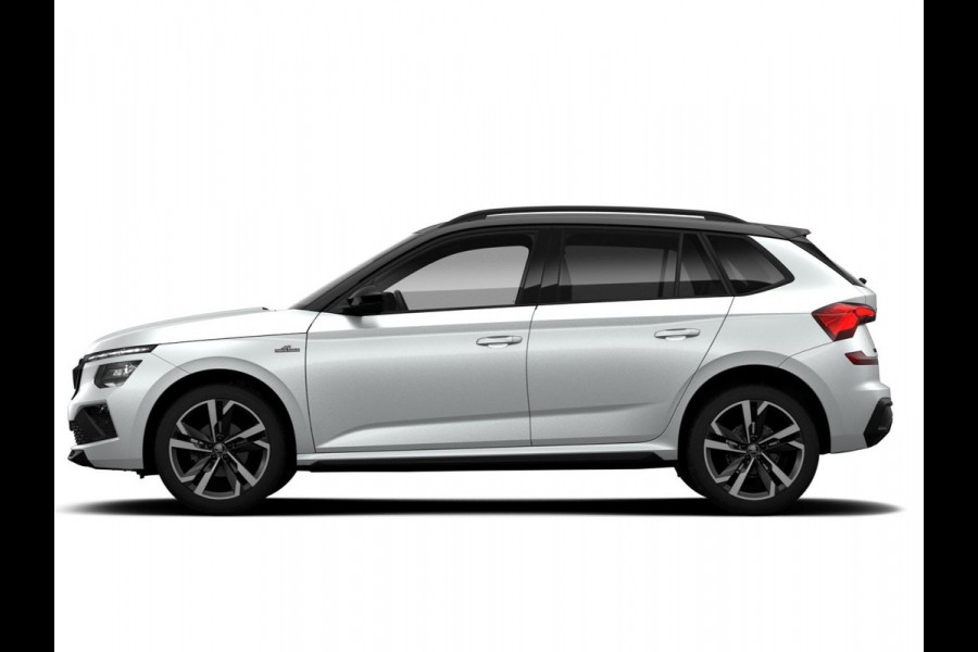 Škoda Kamiq 1.0 TSI Monte Carlo 115 pk 7 verns. DSG | Navigatie Pakket | Travel Assist Plus | Winter Premium & Charging | Velgen: 18" lichtmetalen velgen Ursa Monte Carlo, zwart