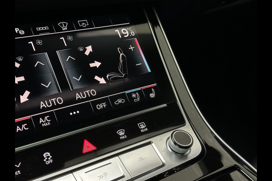 Audi Q8 60e Competition 490pk | 4WS | Massage | Carbon | Ventilatie | Valcona Leder+ Pakket | B&O Sound | 23'' | Alcantara hemel | Head-Up | Soft-Close | Panorama | 2x Memory | Trekhaak | Keyless-Entry | Luchtvering | Nieuw | Fabrieksgarantie.