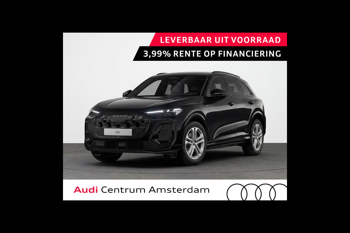 Audi Q5 S edition e-hybrid 299 pk | Panorama-glasdak | Techniekpakket plus | Geheugen bestuurdersstoel | Trekhaak, elektr. wegklapbaar |