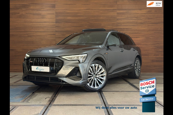 Audi e-tron 55 quattro S-line edition 95 kWh | 408PK | Pano | Trekhaak | 360 | Ambient+ |MMI+ | HuD |Tour Pakket | Luchtvering