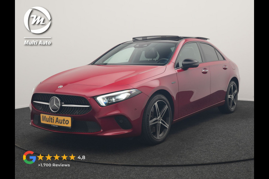 Mercedes-Benz A-Klasse 250 e Premium PHEV 218pk Dealer O.H | Trekhaak Af Fabriek | Panodak | Adaptive Cruise | Multibeam LED | Burmester Audio | 360 Camera | Lederen Sportstoelen Massage & Memory | Keyless | Stuur & Stoelverwarming | Apple Carplay |  Navigatie | Virtual | DAB | 18"L.M | Plug In Hybrid |