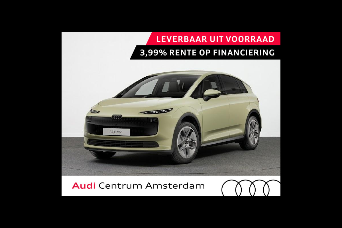 Audi A2 e-tron Advanced edition 140 kW / 190 PK | Techniekpakket | Trekhaak, elektr. wegklapbaar | Opberg en bagagereuimtepakket | Adapter accu voor huishoudstekker |