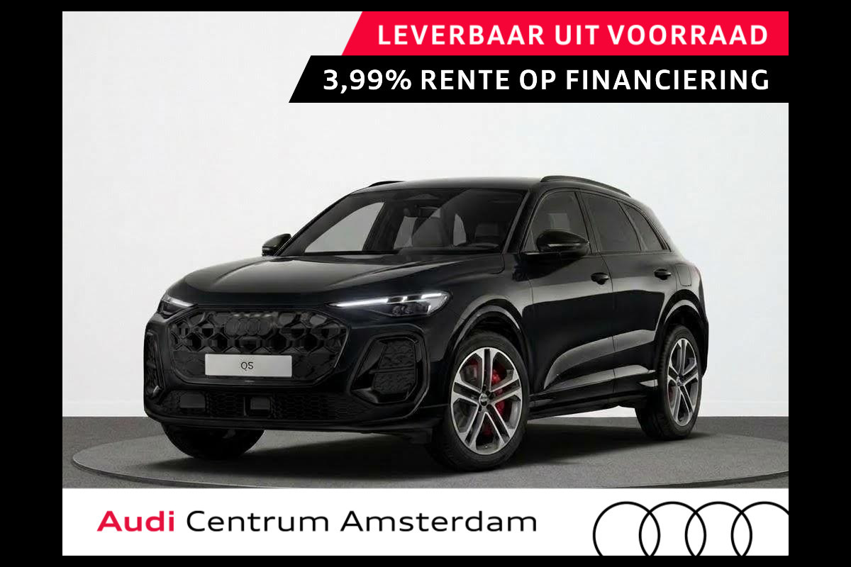 Audi Q5 S edition Competition e-hybrid 367 pk | Panorama-glasdak | Trekhaak, elektr. wegklapbaar | MMI bijrijdersdisplay | Geheugen bestuurdersstoel |