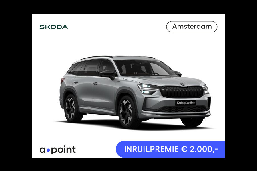Škoda Kodiaq 1.5 TSI PHEV Sportline Limited 204 pk 6 versn. DSG | Comfort Pakket | Dynamic Chassis Control Pakket | Head-up display | Parkeer Pakket | Trekhaak | Winter Pakket | Panorama Dak