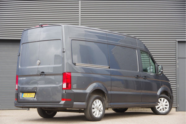 Volkswagen Crafter 35 2.0 TDI L3H3(L2H2) 177PK AUT. 2X SCHUIFDEUR, STOELVERWARMING, CAMERA, NAVI, CRUISE, LEDER STUUR, VOORRUIT VERWARMING, STUURVE