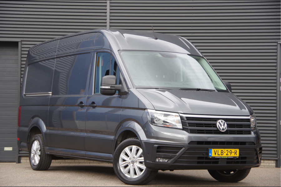 Volkswagen Crafter 35 2.0 TDI L3H3(L2H2) 177PK AUT. 2X SCHUIFDEUR, STOELVERWARMING, CAMERA, NAVI, CRUISE, LEDER STUUR, VOORRUIT VERWARMING, STUURVE