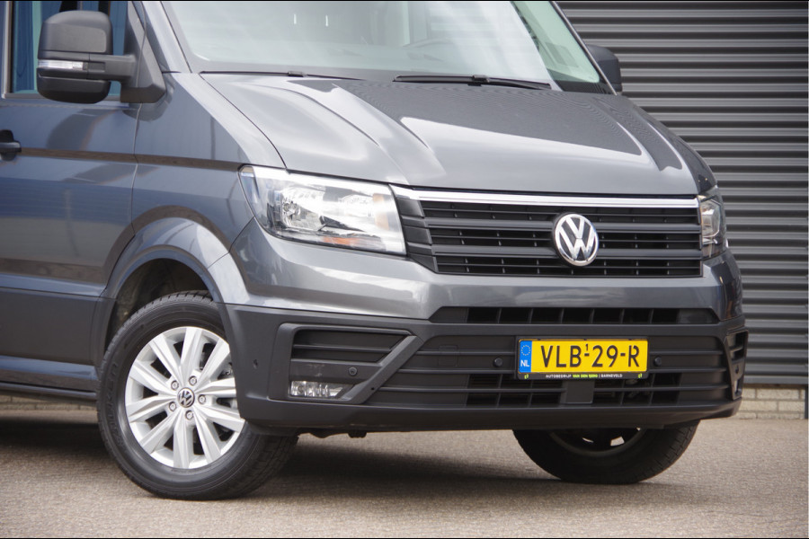 Volkswagen Crafter 35 2.0 TDI L3H3(L2H2) 177PK AUT. 2X SCHUIFDEUR, STOELVERWARMING, CAMERA, NAVI, CRUISE, LEDER STUUR, VOORRUIT VERWARMING, STUURVE