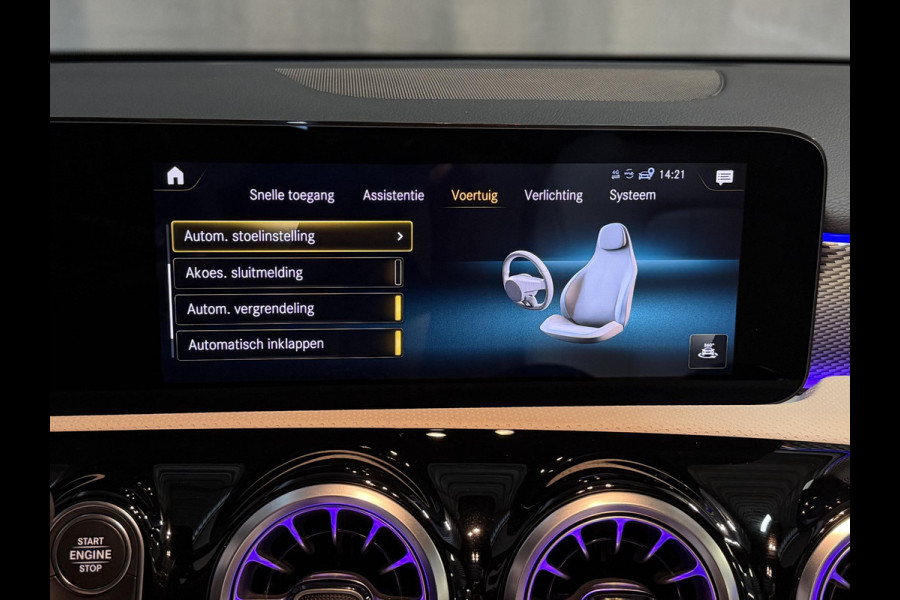 Mercedes-Benz A-Klasse 250 e Business Solution Luxury Limited 17"/Panoramadak/Leder + memory/Stoelverwarming/Camera/Dodehoek/Keyless/Matrix LED