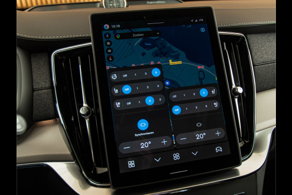 Volvo XC90 2.0 T8 Plug-in hybrid AWD Ultra Black Edition B&W | 22" | TREKHAAK | LUCHTVERING | MASSAGE