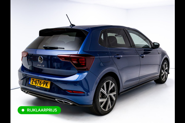 Volkswagen Polo 1.0 TSI R-Line Buss. 110 PK | Panok | Stoelverwarming | Adapt. Cruise | Travel Assist | Led | Sfeerverlichting| Automatisch inparkeren, Grootlicht assistent, Side assist, Apple Carplay/Android auto