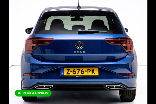 Volkswagen Polo 1.0 TSI R-Line Buss. 110 PK | Panok | Stoelverwarming | Adapt. Cruise | Travel Assist | Led | Sfeerverlichting| Automatisch inparkeren, Grootlicht assistent, Side assist, Apple Carplay/Android auto