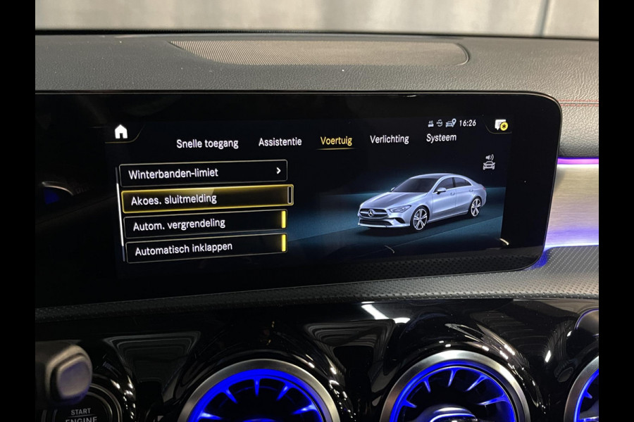 Mercedes-Benz CLA-Klasse 250 e AMG Line 19"/SOH 97%/Panoramadak/Sfeerverlichting/Keyless/Camera/Stoelverwarming
