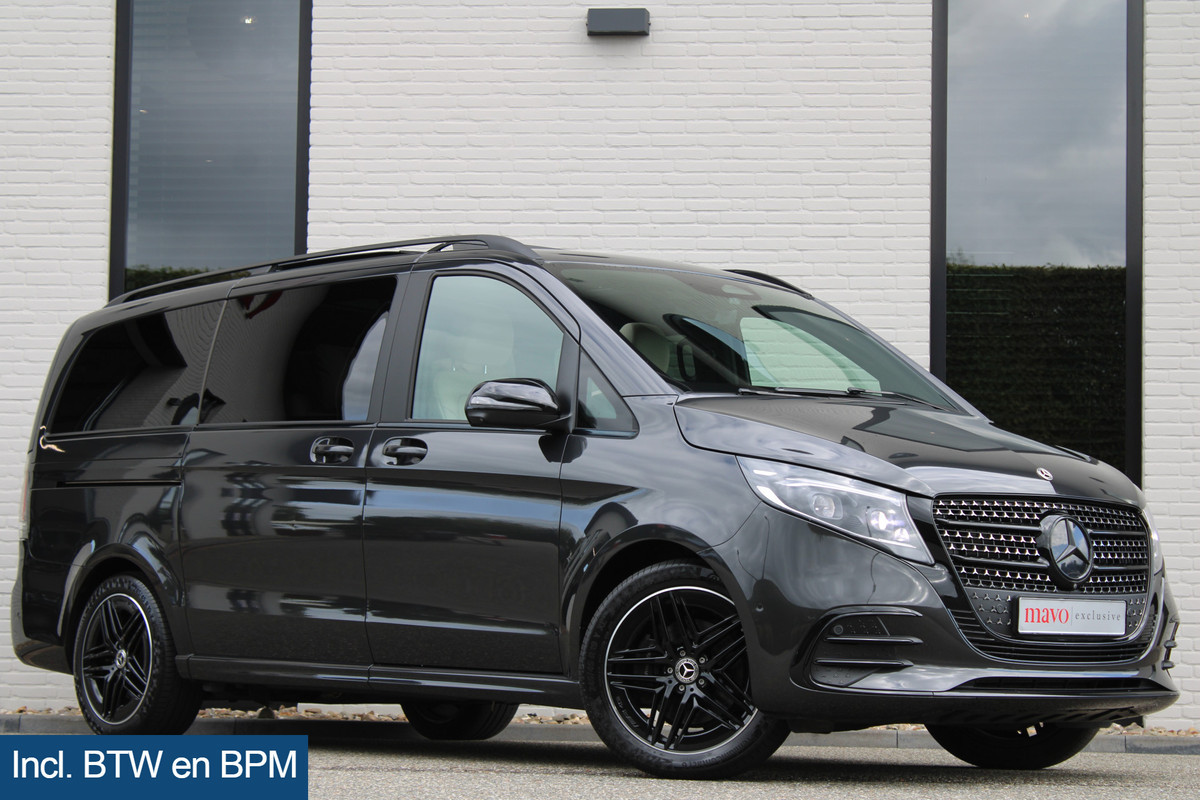 Mercedes-Benz V-Klasse 300d / AMG / Exclusive / 4-Matic / 7-Pers / Pano / Luchtv / Elec Stoel voor+achter / Burmester / Vol Opties / NIEUWSTAAT