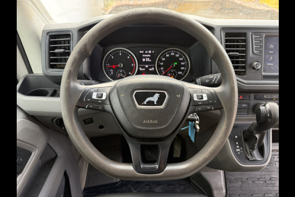 Volkswagen Crafter 3.140 2.0 TDI Automaat Open Laadbak Kist Dubbele cabine 6-persoons Airco Trekhaak Navigatie Carplay Pritische Pickup Open Box