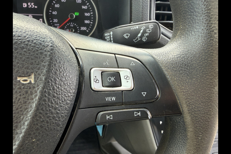 Volkswagen Crafter 3.140 2.0 TDI Automaat Open Laadbak Kist Dubbele cabine 6-persoons Airco Trekhaak Navigatie Carplay Pritische Pickup Open Box