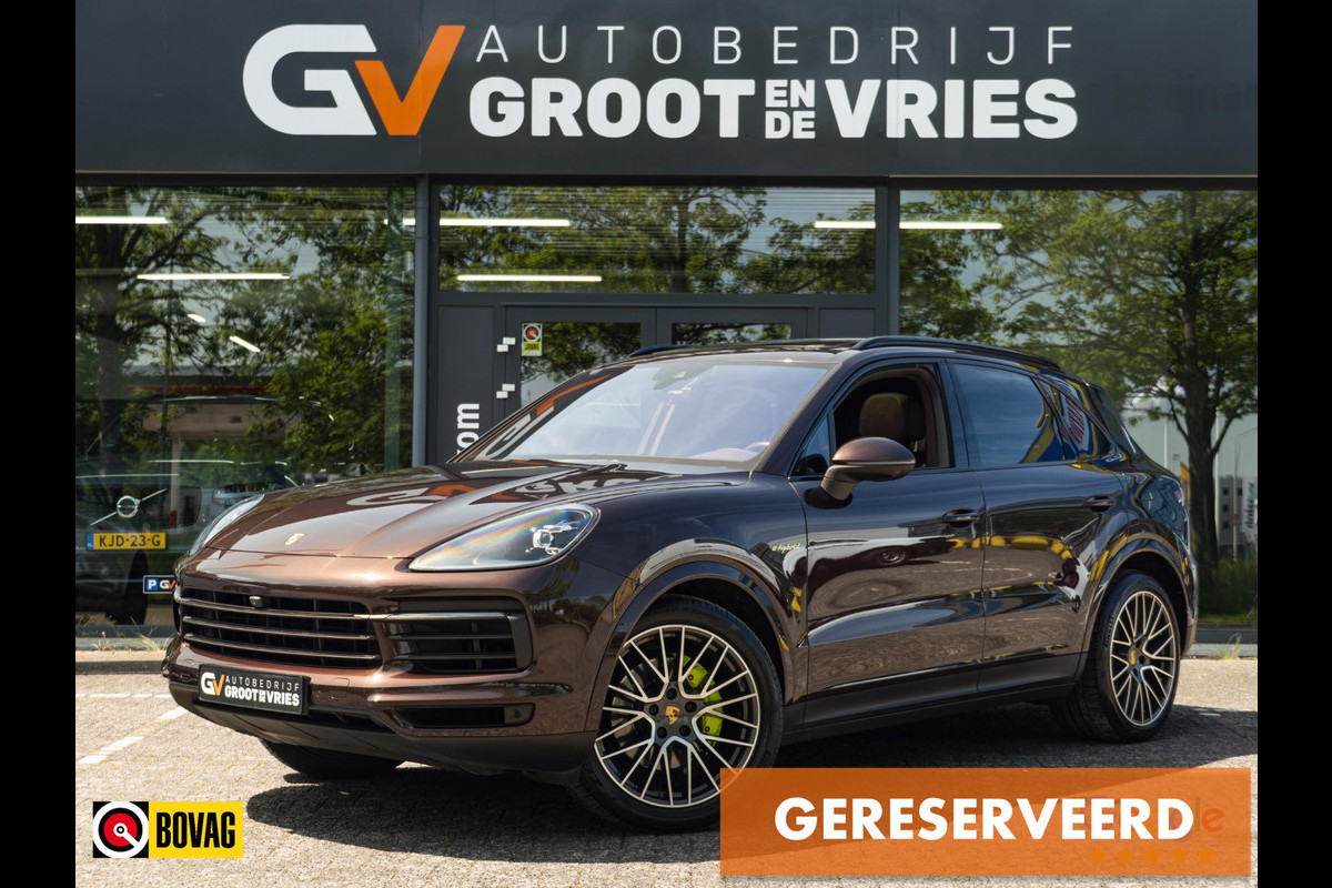 Porsche Cayenne 3.0 E-Hybrid |Chrono|Pano|Bose|Club Leder|Trekhaak