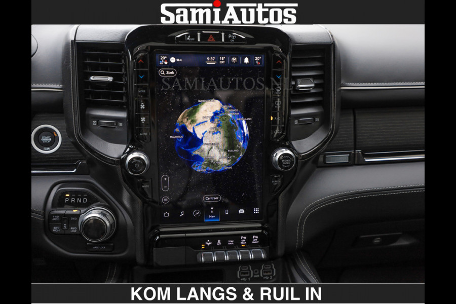 Dodge Ram BEAST | LIMITED 5.7 V8 HEMI | €69950,- excl | HUD | STRIPING | BREDE WIELEN | BLACK ON BLACK | LUCHTVERING | BOM VOL | DC | CREW CAB DUBBELE CABINE | 5 PERSOONS | GRIJSKENTEKEN |
